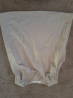 Commense Beige Sleeveless Blouse